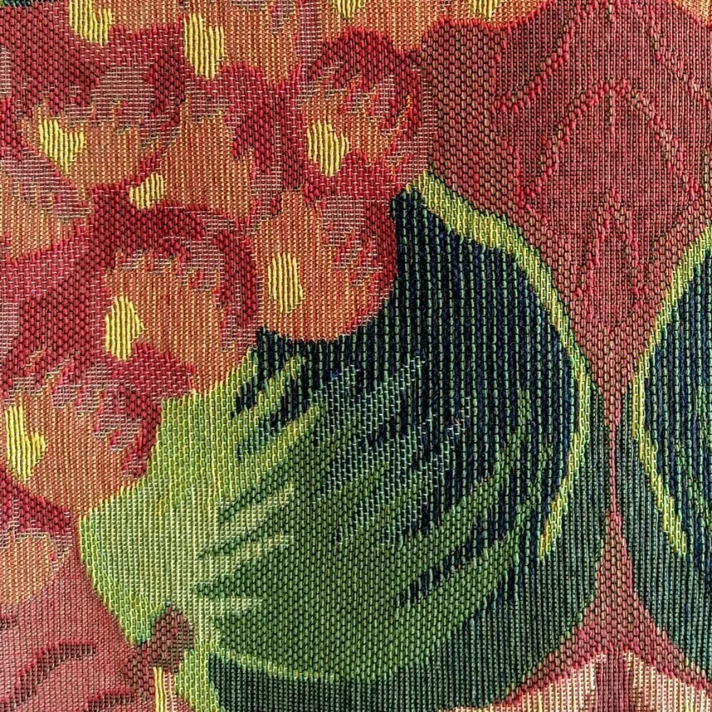 Tapisserie Tapestry Fringed Cotton Textile Table Runner
